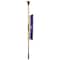 Weiler 24" Pro-Flex Stiff Blue Polypropylene Sweep with 60" Hardwood Handle 44606 - alternate 1